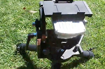 Manpack on tripod